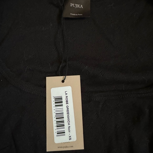 Rare Pujka Greenwhich Black Mini Dress Size XS - Picture 6 of 6